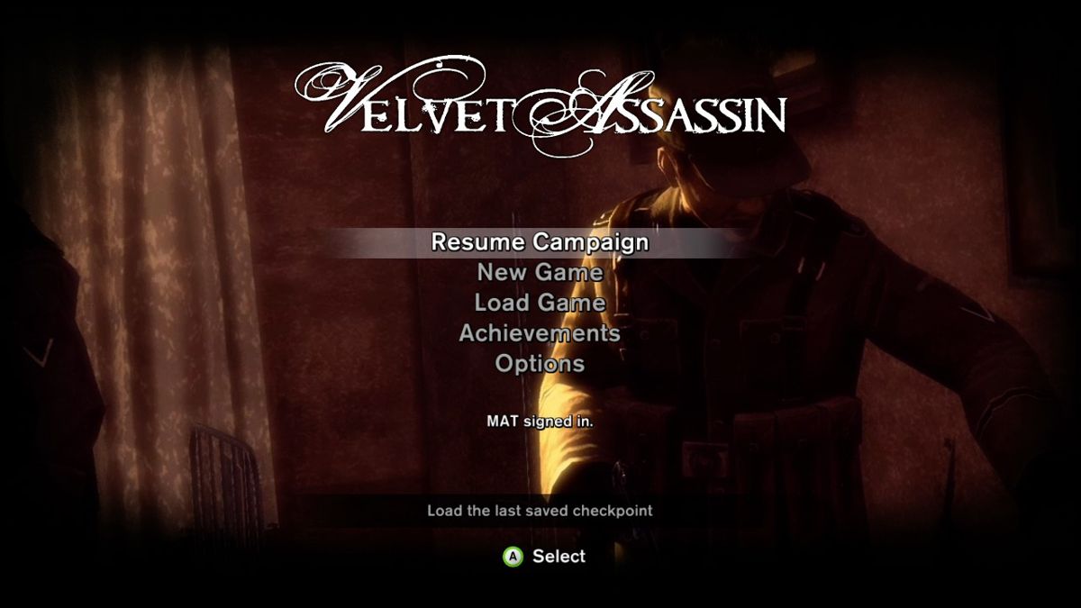 Velvet Assassin screenshot 3 for Xbox 360